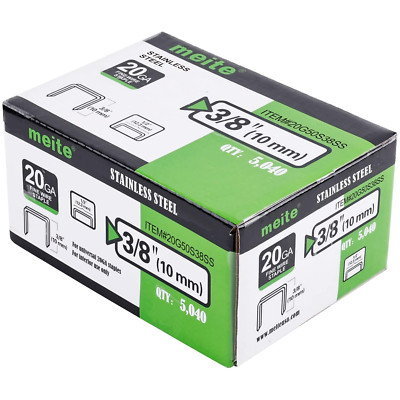 Grapas Para Tapiceria Calibre 20, Corona De 1/2 Pulgada (12,5 Mm) Y Longitud...
