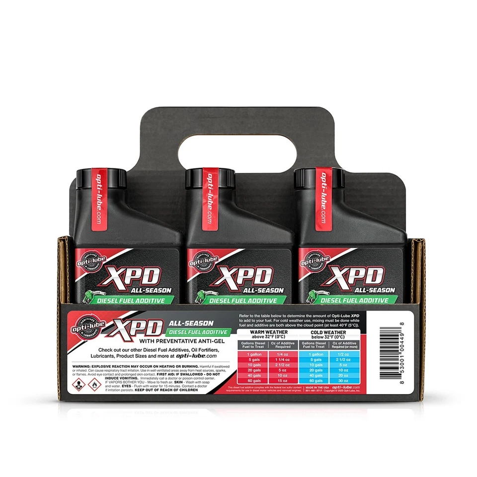 Opti-Lube XPD Formula Diesel Fuel Additive: 6 Pack of 8oz Bottles - Image 2 of 4