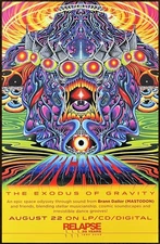 ARCADEA The Exodus Of Gravity 2025 Ltd Ed RARE Tour Poster! MASTODON Prog Metal