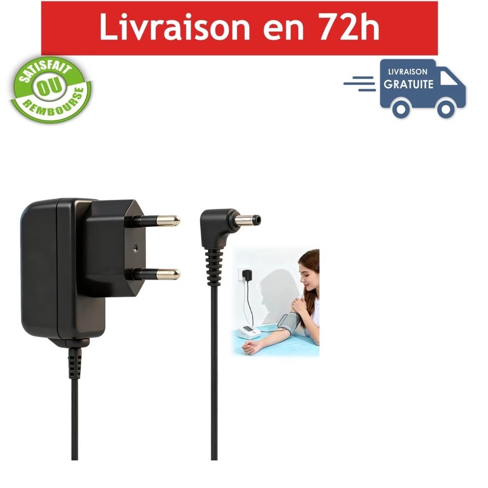 Chargeur 6V Omron M2 M3 M6 M7 X2 X3 X4 X6 X7 Adaptateur secteur - Photo 1/1