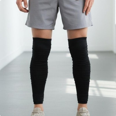 2 Stücke extra lange Stutzen hochelastisch Scrunch Socken langlebig für
