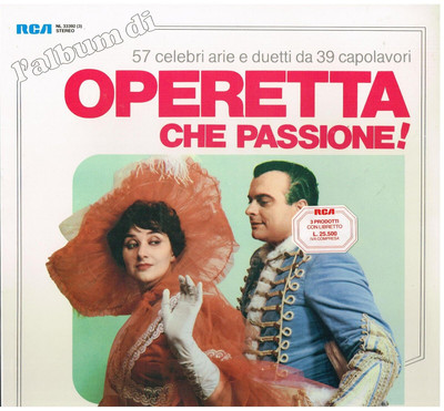 Operette Was für eine Leidenschaft!: 57 berühmte Widder und Duette aus 39 Meisterwerken - Box 3 LP