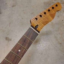 Collo tele in acero tostato fiamma AAA adatto per parafango corpo Telecaster 22 tasti moderno