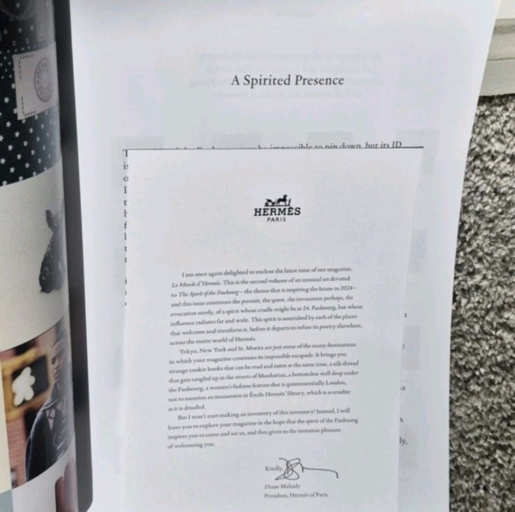 Hermès Le Monde d'Hermès Magazine-Autumn/Winter 24, Catalog size, Multicolor. thumbnail 3