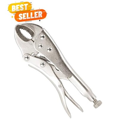 Edward Tool Curved Jaw Locking Pliers - Vulcan Forged Carbon Steel Vise Grips...