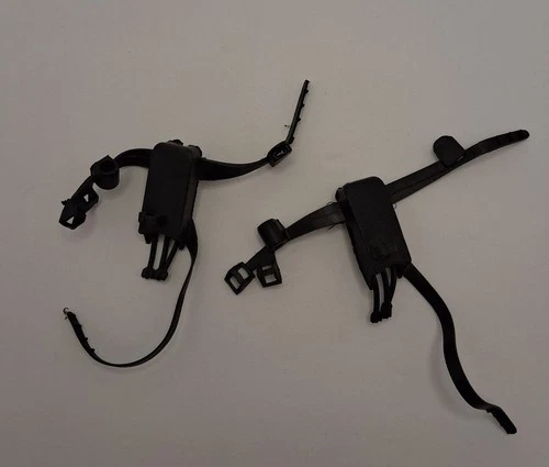 Pair of 1985 Ninja Assassins defender Select Original Part Belt Quiver Harness