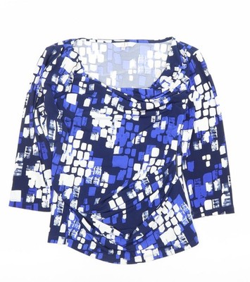 Basic-Bluse Damen UK-Größe 12 Jasper Conran blau