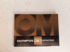 OLYMPUS MANUAL OM-1 INSTRUCTION Book Original