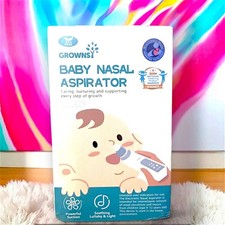 GROWNSY BC023 White Gray Electric Rechargeable Toddler Nasal Aspirator For Baby