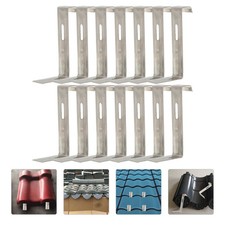  3 Pack Roof Tile Clips Accessory Replacement Metal Non-slip Iron Fixed