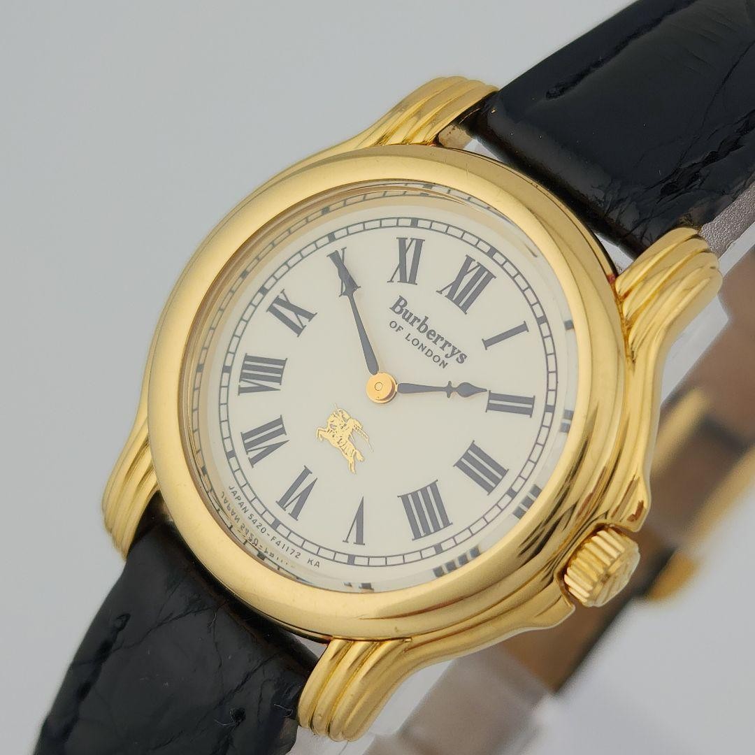 Burberry Quartz Watch Ivory 4620-E64171 Working Good Condition