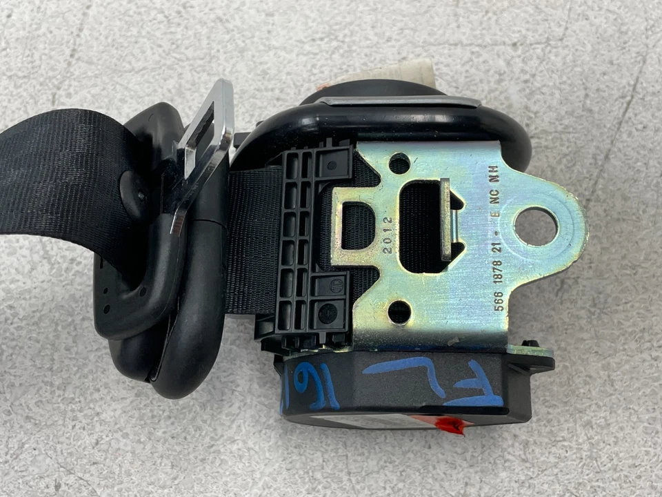 Cinturón de seguridad delantero izquierdo Lotus Evora 2010-2014 retractor negro 1612 OEM Foto 2 de 4