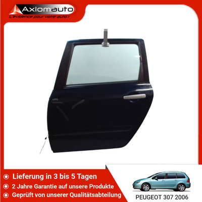   LINKE HINTERE TÜR   PEUGEOT 307 SW Phase 2 2005-2008 9006E7  