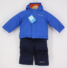 COLUMBIA UNISEX BABY BUGA SET JACKET PANT 12-18 MONTHS SUPER BLUE RRP &pound;80 IB