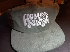 trek light gear THE HOME SWEET VAN HAT EVERGREEN trucker cap green corduroy NWT