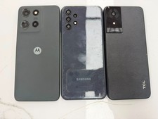 Lot of 3 Phones For Parts TCL K23, MOTO G 202...