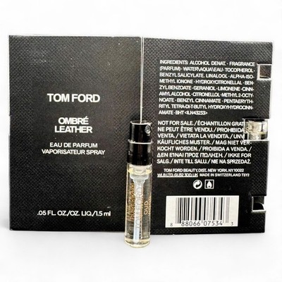 Tom Ford Ombré Leather Eau de Parfum Sample Vial Spray 1.5ml/0.05oz - Authentic