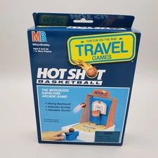 Hot Shot Basketball Travel Game Vintage 1994 Miltage Bradley Brand New Sealed