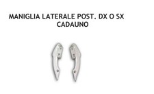 COPPIA MANIGLIA LATERALE POSTERIORE X SCOOTER ELETTRICO VITALE ( COLORE BIANCO)