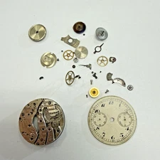 C.H Meylan/Cartier Tortue EWC European Watch & Clock 25.3mm Rare Chronograph Mvt