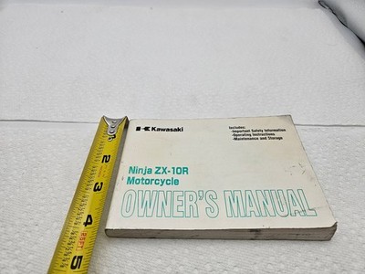 Kawasaki Ninja ZX-10R Owner's Manual 99987-1349 ZX1000D ZX1000