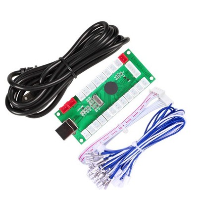 Null Verzögerung USB Encoder zu PC Spiele Controller Für Arcade Joystick Mame...