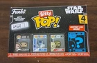 Funko Bitty Pop Star Wars 4 Pack - Lea, R2-D2, C-3PO Plus Rare . New