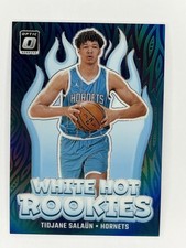 2024-25 Optic Basketball Tidjane Salaun White Hit Rookies Purple Holo