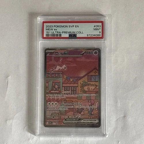 Pokémon 2023 Mew ex 151 Ultra-Premium Collection Black Star Promo #053 - PSA 9