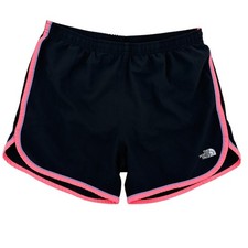 The North Face Athletic Shorts Black 5.5 Inseam Mid Rise Casual Girls Sz XL