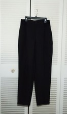 DG2 By DIANE GILMAN Black Stretch Pull-On Dress Pant XS S Slimming Waist