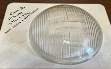 Original Vintage RITEWAY HEAD LAMP LENS 1930’s MOPAR Dodge 7-9/16 X 7-11/16 OLD