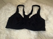 SYROKAN A217 Womens Sports Bra Max Control High Impact Underwire 36D Black