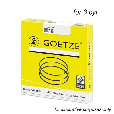 Piston Ring Kit for Peugeot 208 2008 3008 308 5008 C3 C4 DS3 1.2 HMZ HMP 2012-