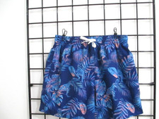 CHUBBIES    SIZE MEDIUM  BLUE TROPICAL  DIN0SAUR PRINT / SWIM TRUNKS