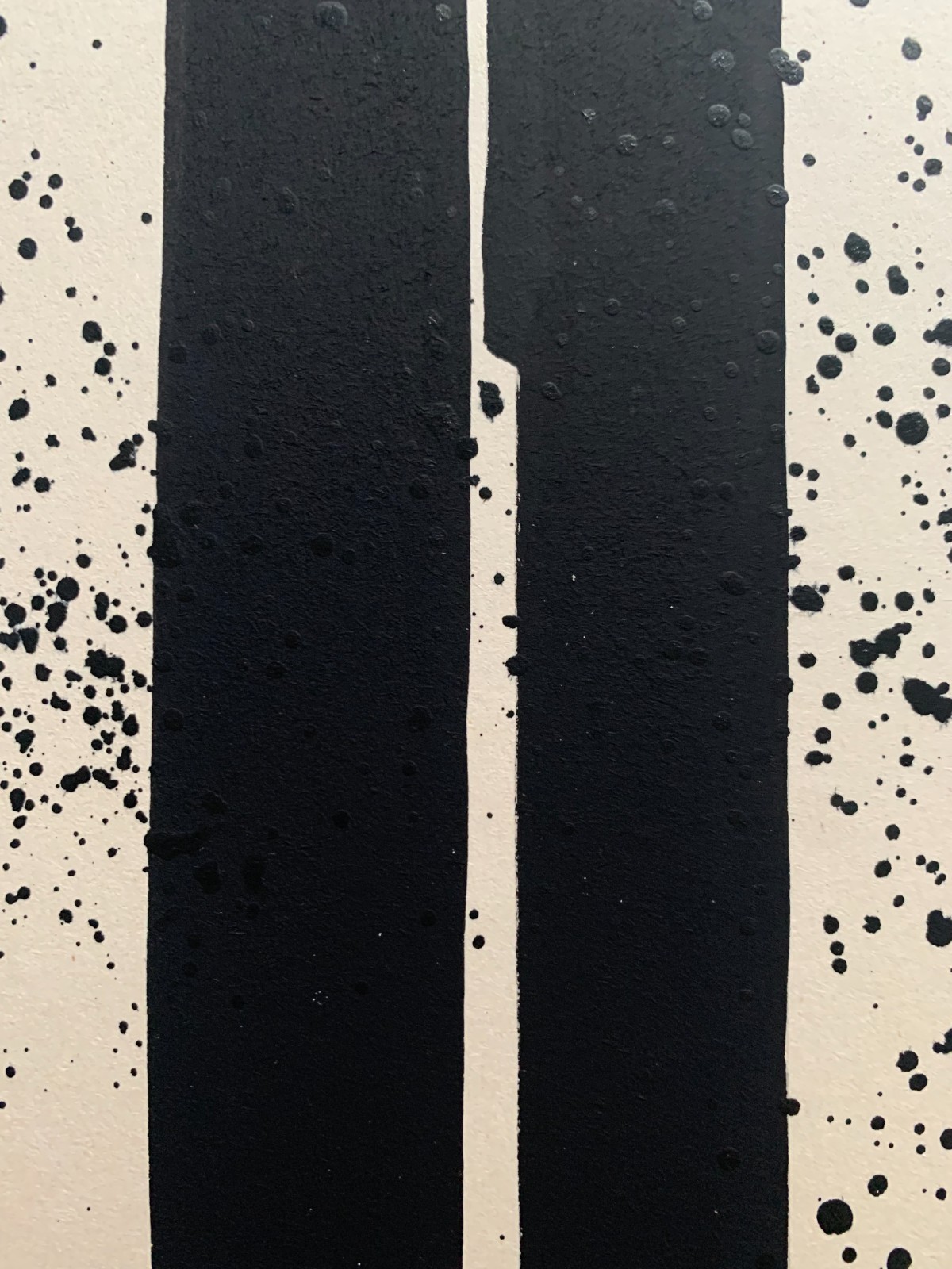 20th century painter - unpublished and superb abstract painting signed (4)