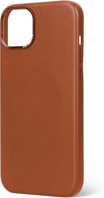 Decoded Leather Backcover Leder Schutz Hülle Case Braun f. Apple iPhone 15 Plus
