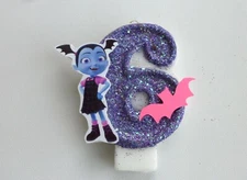 Vampirina Birthday Candle. Cake, Cupcake topper ,  ALL NUMBERS AVAILABLE