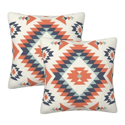Throw Pillow Covers 18 X 18 Inch Set of 2 Pillow 18'' x 18'' (Pack of 1) Aztec