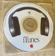 Vintage 2002 Original Apple iTunes Music MP3 Software Installation CD Disc