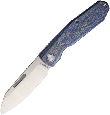 REMETTE Squirrel Slip Joint Lightning Strike Titanium Folding M390 Knife TDPV