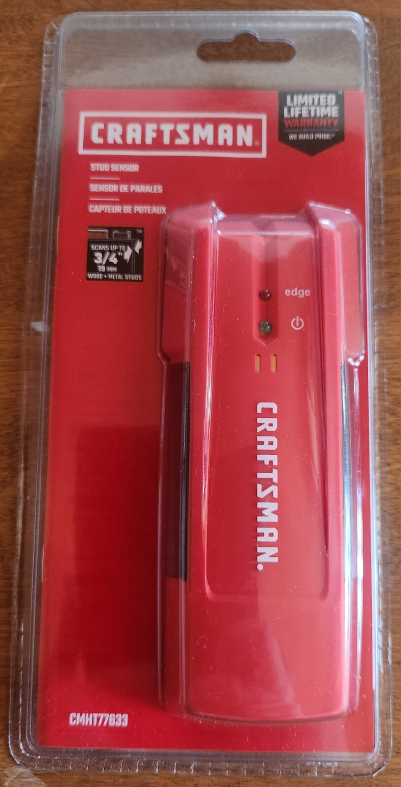 CRAFTSMAN Stud Finder, 3/4Inch Depth, Edge DetectionNew Still in