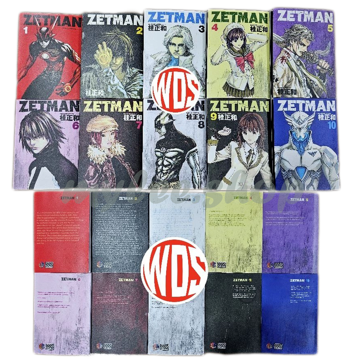 ZETMAN Manga Volume 1-10 Full Set English Version Comic by