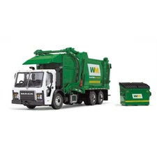 DCP newly tooled green/white Mack LR front load garbage truck 60-1796D 1/64