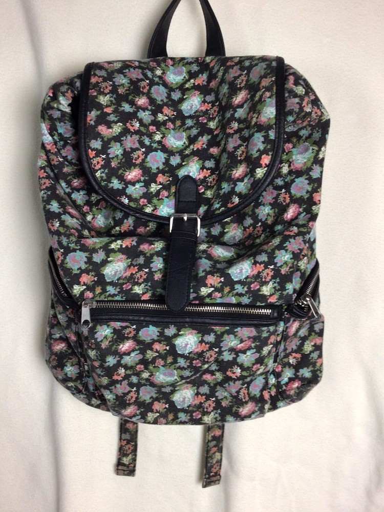 Floral Candies Backpack for Hiking School or Travel 15x16 Inches