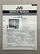 JVC C-2175 Original Service Manual Free Shipping