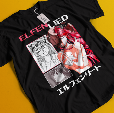 Elfen Lied Shirt Kaede Tshirt Lucy T-Shirt Nyu Tee Kouta Mariko