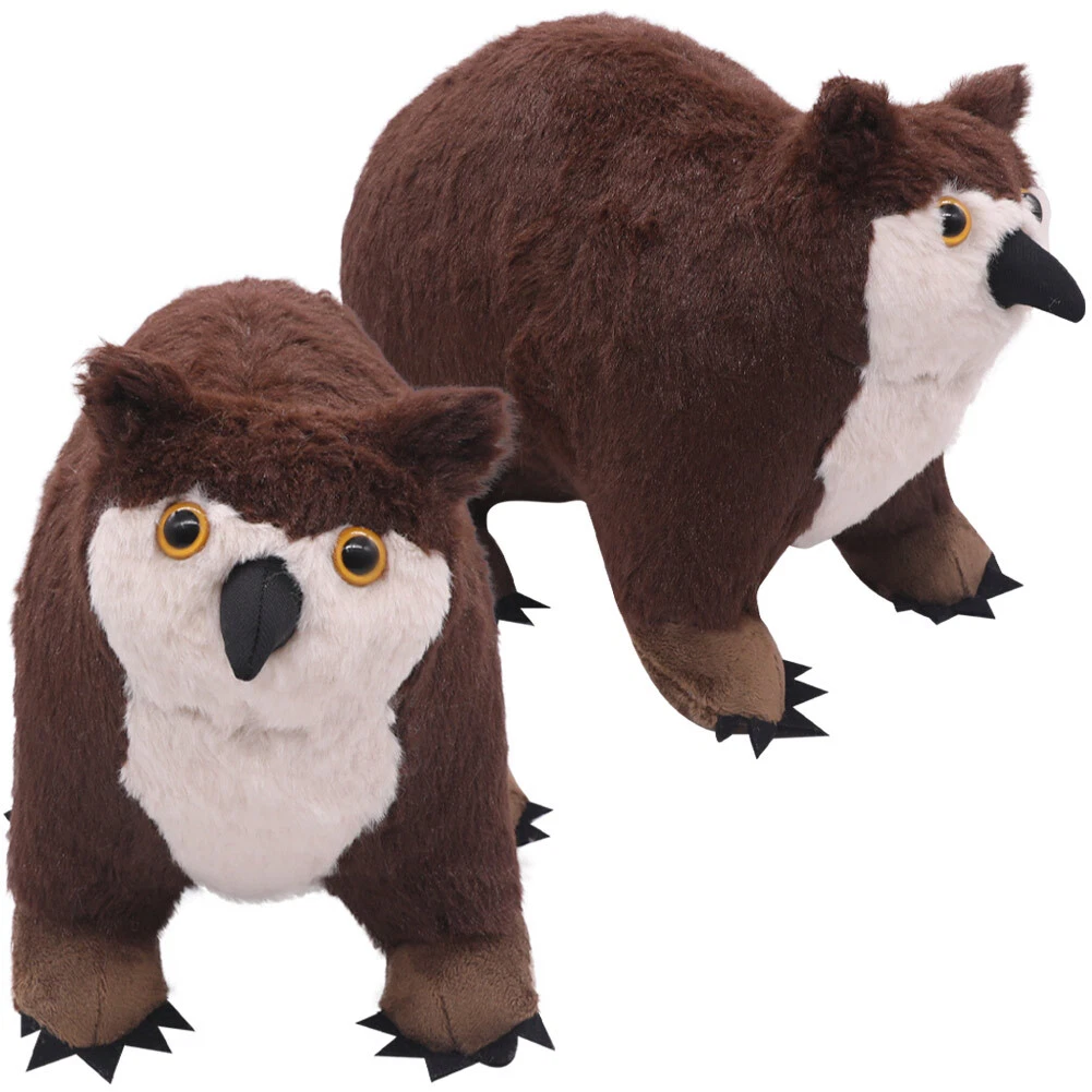 Ballduur s Gate Owl Bear Plush Fluffy Stuffed Animal Lovely