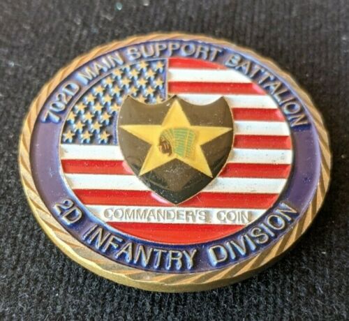 COMMANDER COIN, BLACKSMITH 6 WARRIOR MAIN, 702D MAIN SUPPORT, 2D INFANTRY DIV - Picture 1 of 6