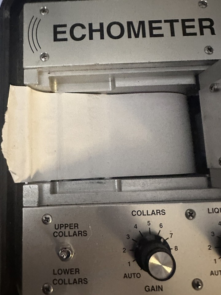 Echometer Model M Strip Recorder. Acoustic Liquid Level Instrument